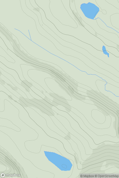 Thumbnail image for Torr Mor [Loch Fyne to Bute and the Firth of Clyde] showing contour plot for surrounding peak